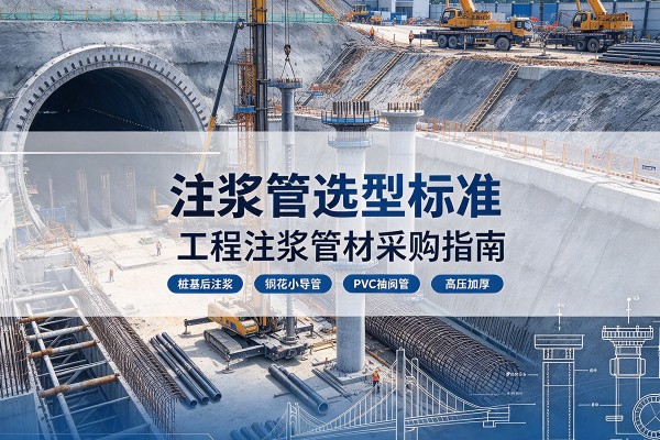柯桥注浆管选型标准