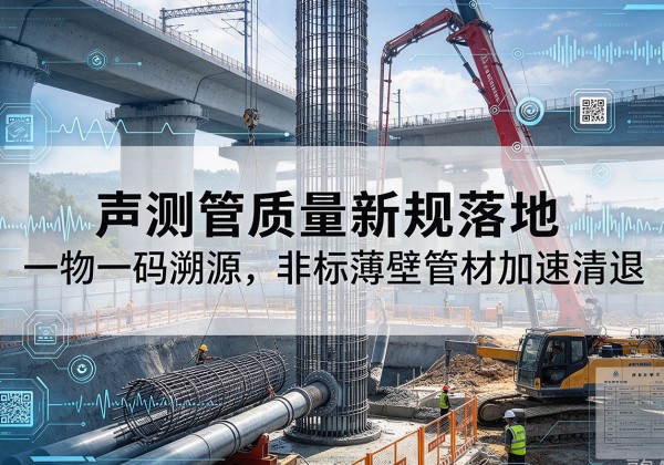 柯桥声测管质量新规落地，一物一码溯源，非标薄壁管材加速清退